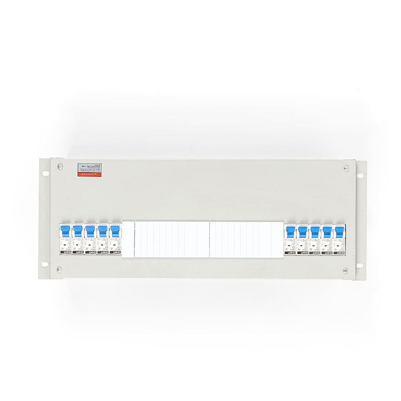 3U Breaker رف أفقي Pdu رمادي